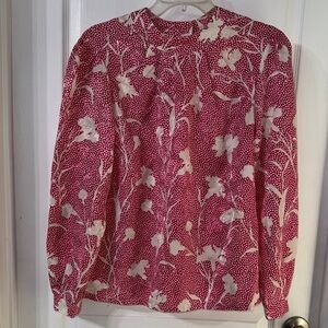 Vintage Devon Chic Floral Women's Blouse 70’s